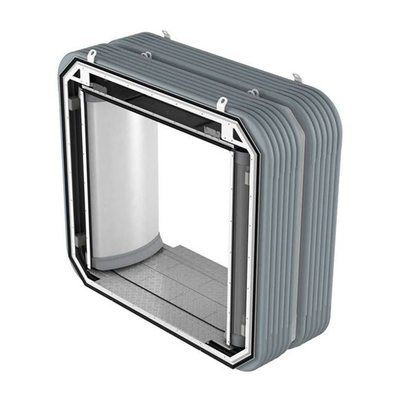 Puckered Type Railway Gangway EN15085-2 Air Tightness Improved Train Gangway