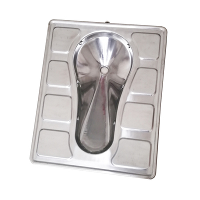 1.5mm Railway Carriage Interiors 304 Vacuum Stainless Steel Squatting Toilet