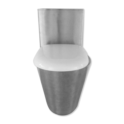 Mirror Surface Bullet Train Toilet With Water Tank 3000ml Ground Row