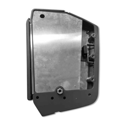Aluminium 1st Class Train Seat Armrest Powder Coating 540*378*70.5