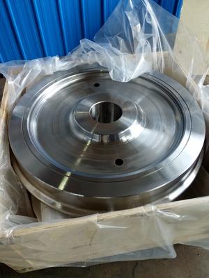 Crane Traveling Wheels Railway Forging Parts For Heavy Duty Mining