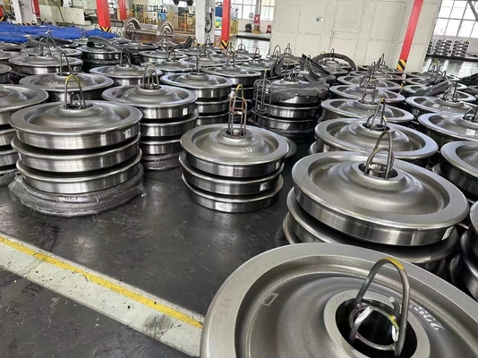 High Toughness Heat Resistant Carbon Steel Passenger Train Wheels