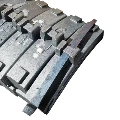 Railway Locomotive Spare Part Train Brake Key High Phosphorus Cast Iron Brake Shoes