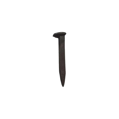 L- Shaped Head Oxygen Black Carbon Steel Dog Rail Spike For Wooden Sleeper