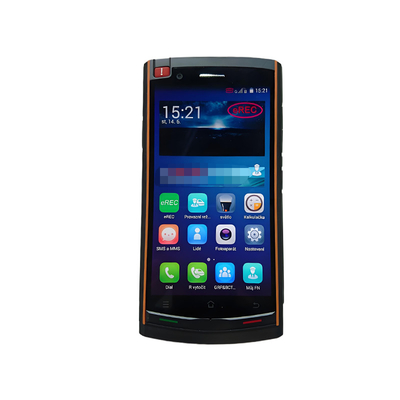 Compact 220g HTRH-100R GSM-R Digital Mobile Communication Handheld Terminal With 16GB NAND Flash