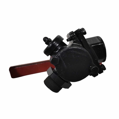 Right Cast Iron Angle Cock for UIC Standard EN 14601-2011 Production Standard Railway Air Brake System