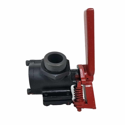 Right Cast Iron Angle Cock for UIC Standard EN 14601-2011 Production Standard Railway Air Brake System