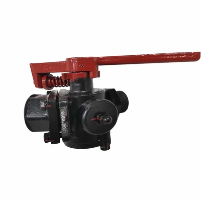 Right Cast Iron Angle Cock for UIC Standard EN 14601-2011 Production Standard Railway Air Brake System