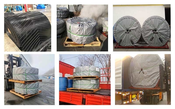 Patterned NN EP Industrial Conveyor Belt 17mm 20mm 18MPA 20MPA