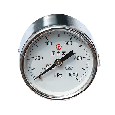 Railway Vehicle Locomotive Instrumentation H60Z Single Needle Pressure Gauge